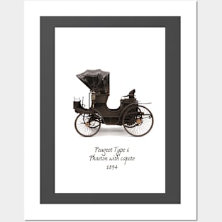 1894 Peugeot type 6 Posters and Art